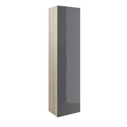 Шкаф-пенал универсальный Cersanit Smart 42 серый/акация
