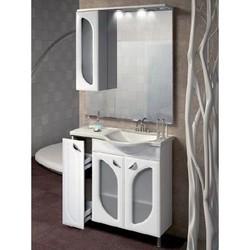 Зеркало-шкаф Belux Лира 90x101 с подсветкой, левый