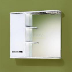 Зеркало-шкаф Акваль Виола 75x90, левое
