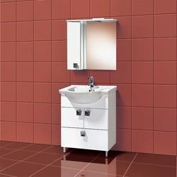 Зеркало-шкаф Акваль Анна 70x70, левый