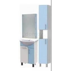 Зеркало-шкаф Triton Эконом 50x79, голубой