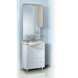 Зеркало-шкаф с полкой Aqwella Барселона 70x108, с подсветкой