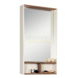 Зеркало с полками Акватон Йорк 50x85, бежевый/ джарра