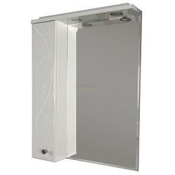 Зеркало-шкаф Акватон Лиана 65x85, с рисунком, правый