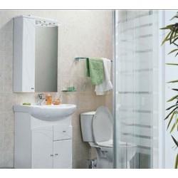 Зеркало-шкаф Акватон Пинта М 59x80, с рисунком, левый