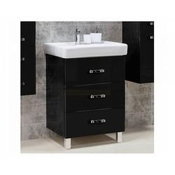Тумба для умывальника Акватон Америна 60 М черный