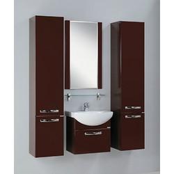 Шкаф-пенал подвесной Акватон Ария М 34 тёмно-коричневый