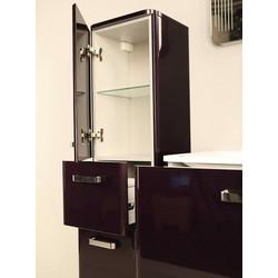 Шкаф-пенал подвесной Акватон Валенсия 34,2 левый гранат