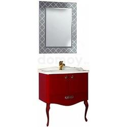 Тумба для умывальника Акватон Венеция 75 бордо темный
