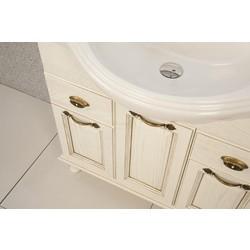 Тумба для умывальника Акватон Жерона 105 белое золото