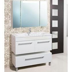 Тумба для умывальника Акватон Мадрид 120 М 2 ящика, белый