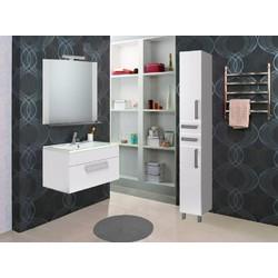 Шкаф-пенал Triton Ника 30 правый с ящиками и дверьми белый