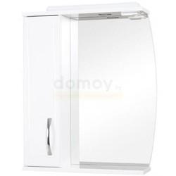 Зеркало-шкаф с полкой Аквародос Декор 65x80, с подсветкой, левое