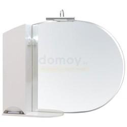 Зеркало-шкаф с полкой Аквародос Глория 98x87, с подсветкой, левое