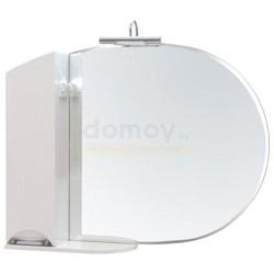 Зеркало-шкаф с полкой Аквародос Глория 108x87, с подсветкой, левое