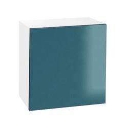 Шкаф подвесной в ванную Cersanit Colour 40, белый/синий