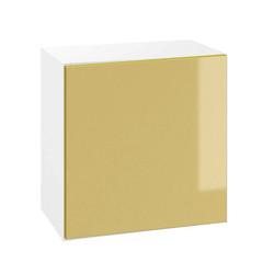 Шкаф подвесной в ванную Cersanit Colour 40, белый/жёлтый