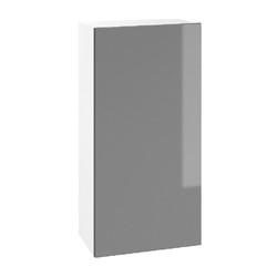 Шкаф-пенал подвесной Cersanit Colours 40, белый/серый