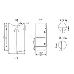 Тумба с умывальником Cersanit Sati Cersania 50