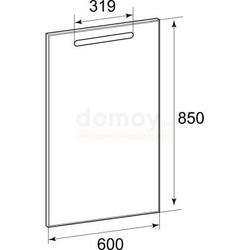 Зеркало Roca The Gap 60x85, с подсветкой