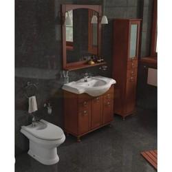 Зеркало с полкой Roca America 84x92, орех