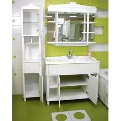 Зеркало с полками Belux Флоренция 109 с подсветкой, белый 18