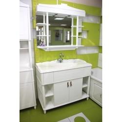 Зеркало с полками Belux Флоренция 109 с подсветкой, белый 18