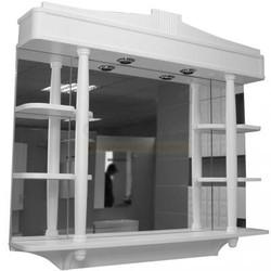 Зеркало с полками Belux Флоренция 109 с подсветкой, белый 18