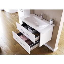 Тумба с умывальником Aqwella 5 Stars Simphony 70, подвесная, белый