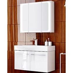 Тумба с умывальником Aqwella 5 Stars Milan 100, подвесная, с дверцами