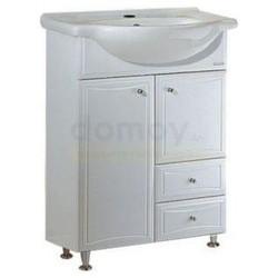 Тумба с умывальником Aqwella Барселона-Люкс 65, с корзиной