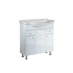 Тумба с умывальником Aqwella Барселона-Люкс 85