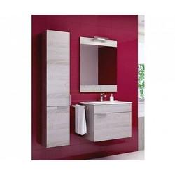 Тумба с умывальником Aqwella Бриг 61, подвесная, дуб седой