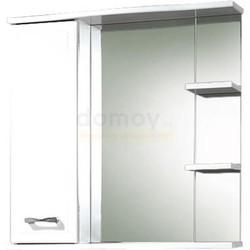 Зеркало-шкаф с полками Акваль Ника 70, левое