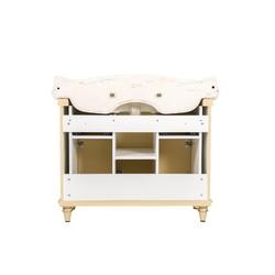 Тумба с умывальником Аквародос Арт Деко 100 Люкс, айвори