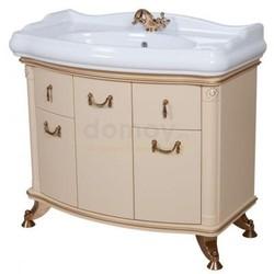 Тумба с умывальником Аквародос Арт Деко 100 Люкс, айвори