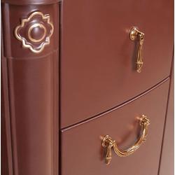 Шкаф-пенал напольный Аквародос Арт Деко 54, правый, итальянский орех