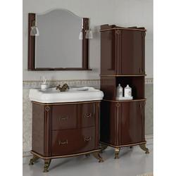 Шкаф-пенал напольный Аквародос Арт Деко 54, правый, итальянский орех