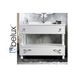 Тумба для умывальника Belux Вена 111, белый матовый 18