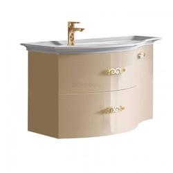 Тумба для умывальника Belux Версаль 37, подвесная, правая, слоновая кость 17