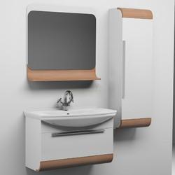 Тумба для умывальника Belux Итака 105, подвесная, молочный дуб 61