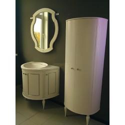 Шкаф-пенал напольный Belux Пикассо 45, левый, белый матовый