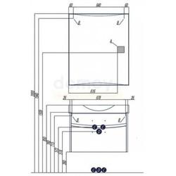 Зеркало Акватон Инфинити 76x90 с подсветкой