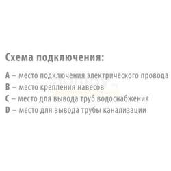 Зеркало Акватон Инфинити 76x90 с подсветкой