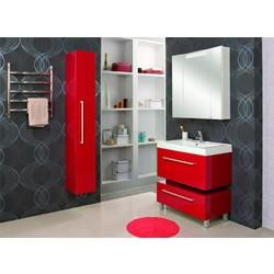 Тумба для умывальника Акватон Мадрид 100 М, подвесная, темный бордо