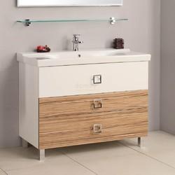 Тумба для умывальника Акватон Стамбул 105, светлый эбони