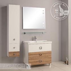 Тумба для умывальника Акватон Стамбул 105, светлый эбони