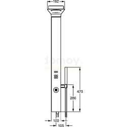 Душевая панель Hansa Smart Shower (58600100)