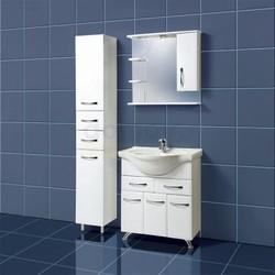 Зеркало-шкаф с полками Акваль Эмили 71.4x74, с подсветкой