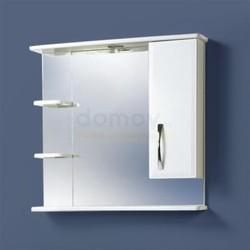 Зеркало-шкаф с полками Акваль Эмили 71.4x74, с подсветкой